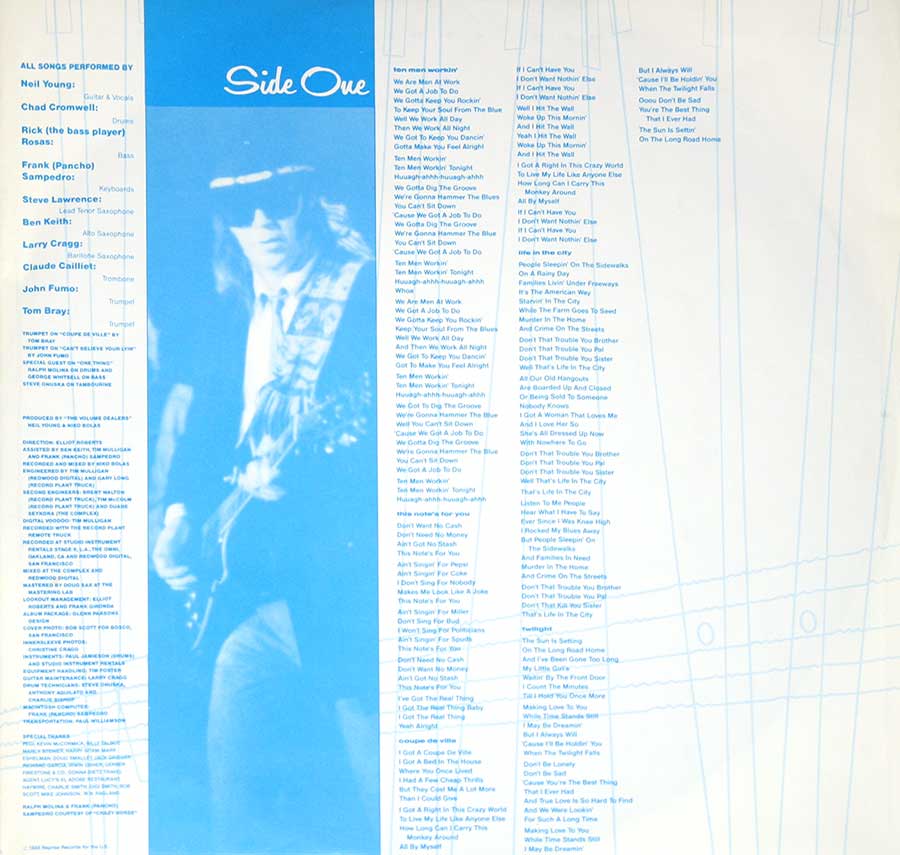 Album custom inner sleeve "This Notes For You" 