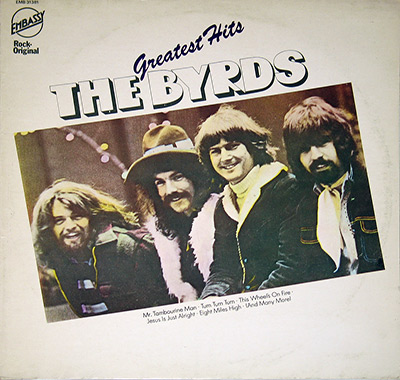 THE BYRDS - Greatest Hits album front cover vinyl record