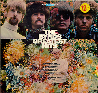THE BYRDS - Greatest Hits  album front cover vinyl record
