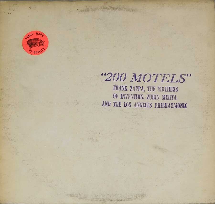 FRANK ZAPPA MOTHERS OF INVENTION - 200 Motels Live Tmoq Green Vinyl 12" LP Album front cover