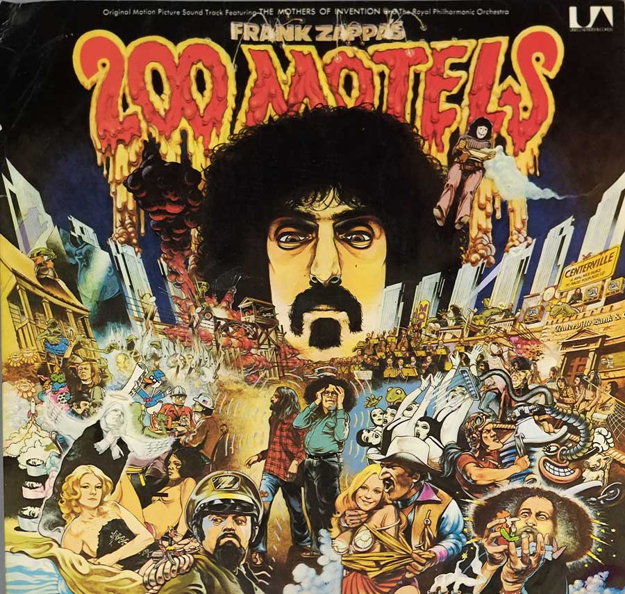 FRANK ZAPPA - 200 Motels GateFold Cover 12" 2LP VINYL Album front cover