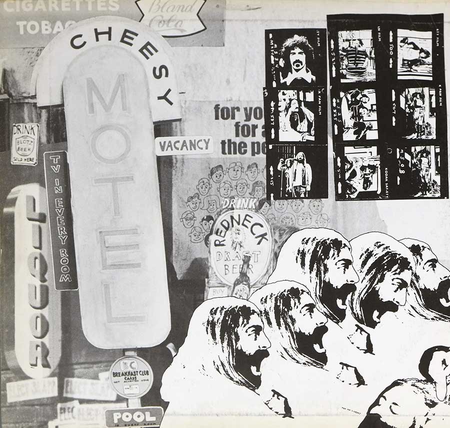 FRANK ZAPPA - 200 Motels GateFold Cover 12" 2LP VINYL Album inner gatefold cover