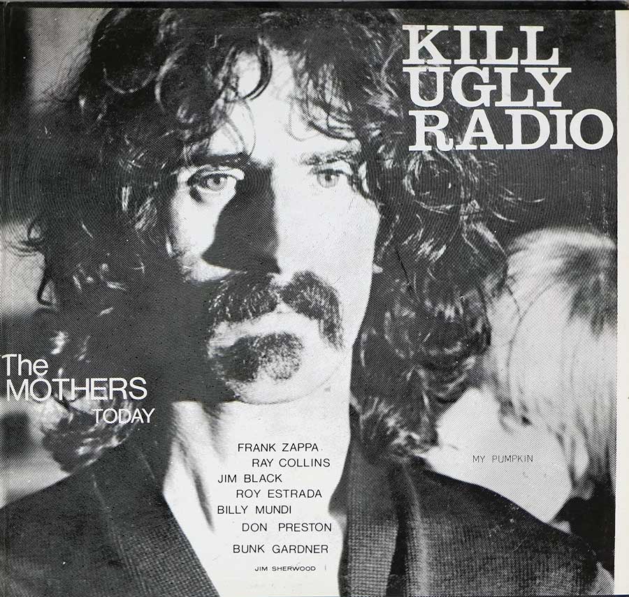 Photo of the right page inside cover MOTHERS OF INVENTION - Absolutely Free 