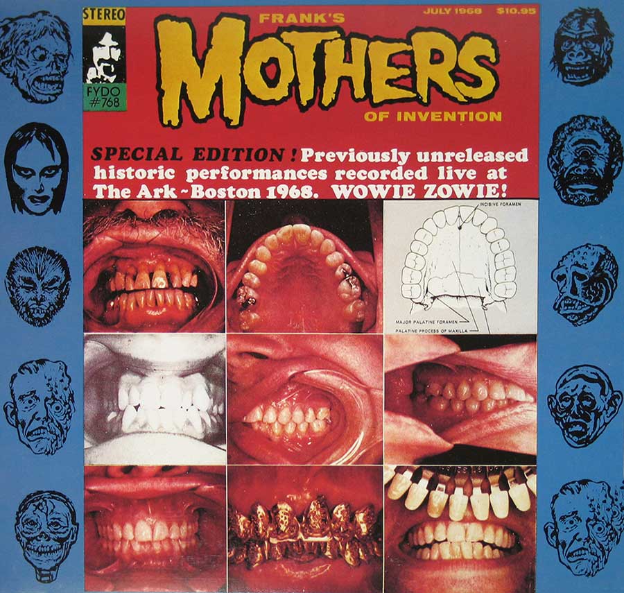 Album Front Cover Photo of FRANK'S MOTHERS OF INVENTION – The Ark - July 1968 