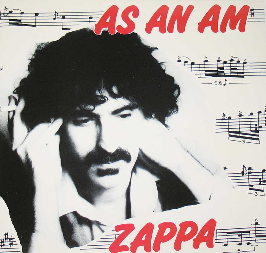 FRANK ZAPPA - As An Am 12" Vinyl LP Album front cover https://vinyl-records.nl