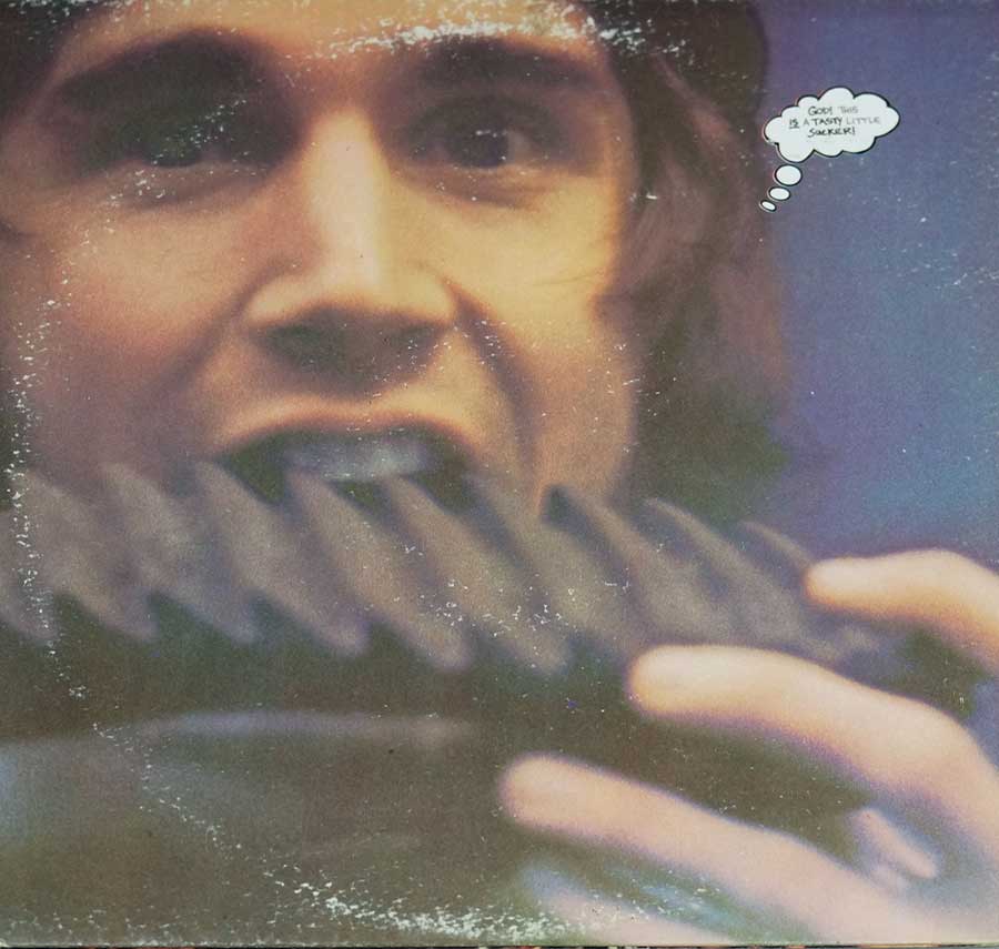 Photo of album back cover MOTHERS OF INVENTION BURNT WEENY SANDWICH USA RS 6370 BLUE BIZARRE FOC