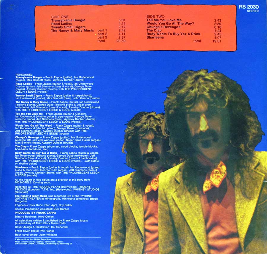 High Resolution Photo #2 frank zappa chungas revenge de