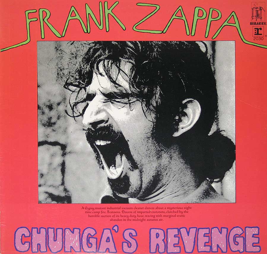 FRANK ZAPPA - Chunga's Revenge Canada 12" Vinyl LP Album front cover