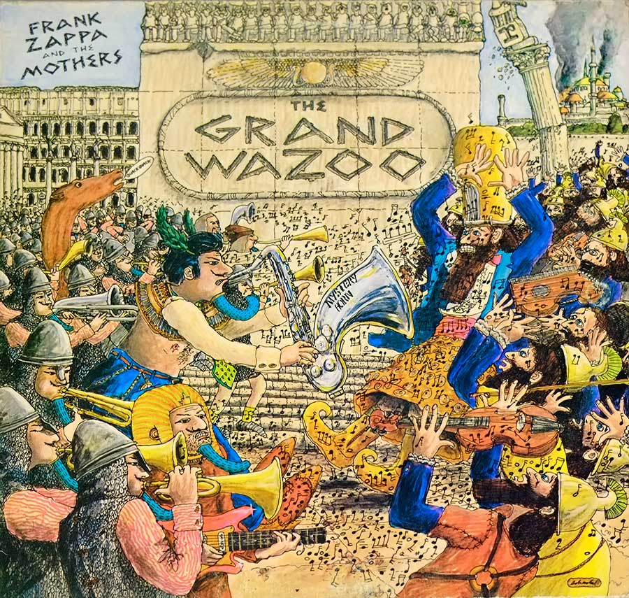 Front Cover Photo Of FRANK ZAPPA & THE MOTHERS - Grand Wazoo Gatefold 12" LP Vinyl Album