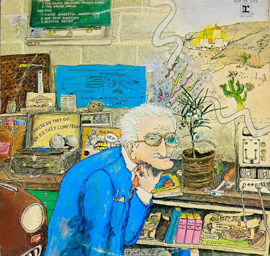 Photo of album back cover FRANK ZAPPA & THE MOTHERS - Grand Wazoo Gatefold 12" LP Vinyl Album