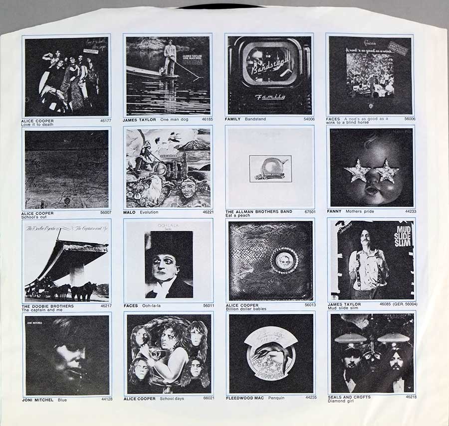 Photo Two of the original custom inner sleeve  FRANK ZAPPA & THE MOTHERS - Grand Wazoo Gatefold 12" LP Vinyl Album