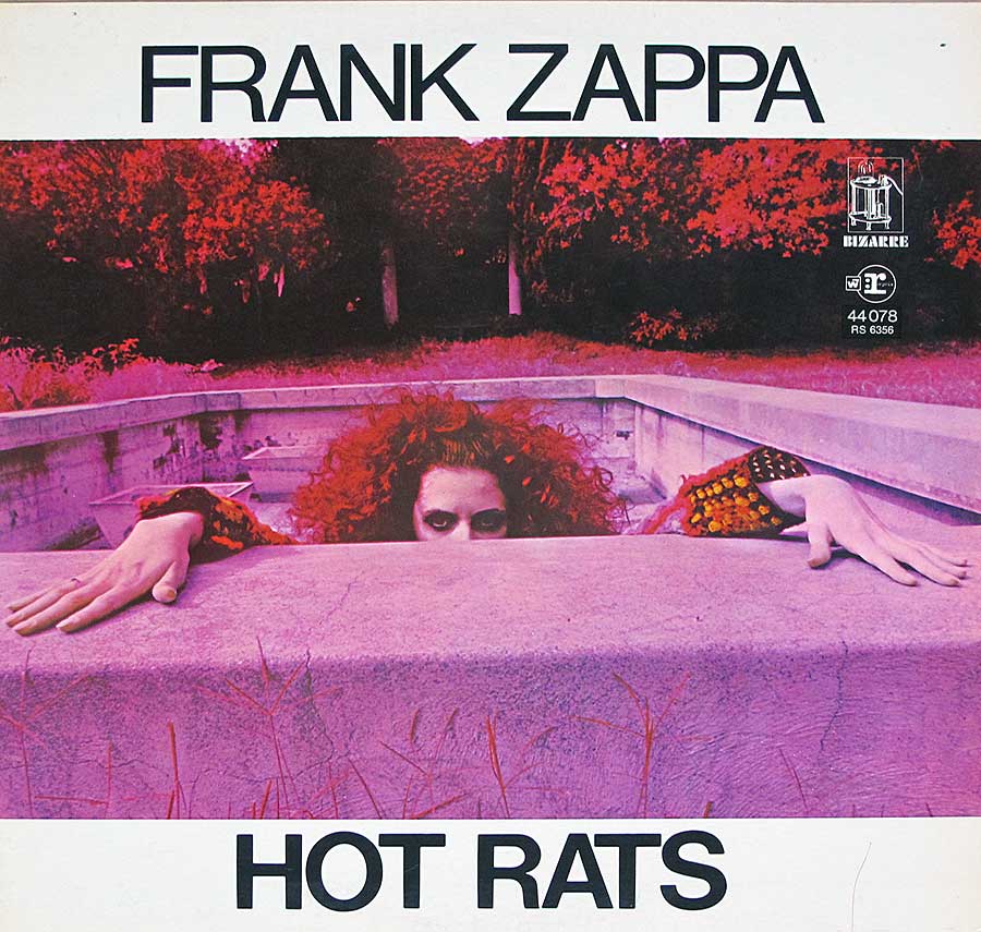 FRANK ZAPPA - Hot Rats Gatefold German Release 12" LP Vinyl Album front cover