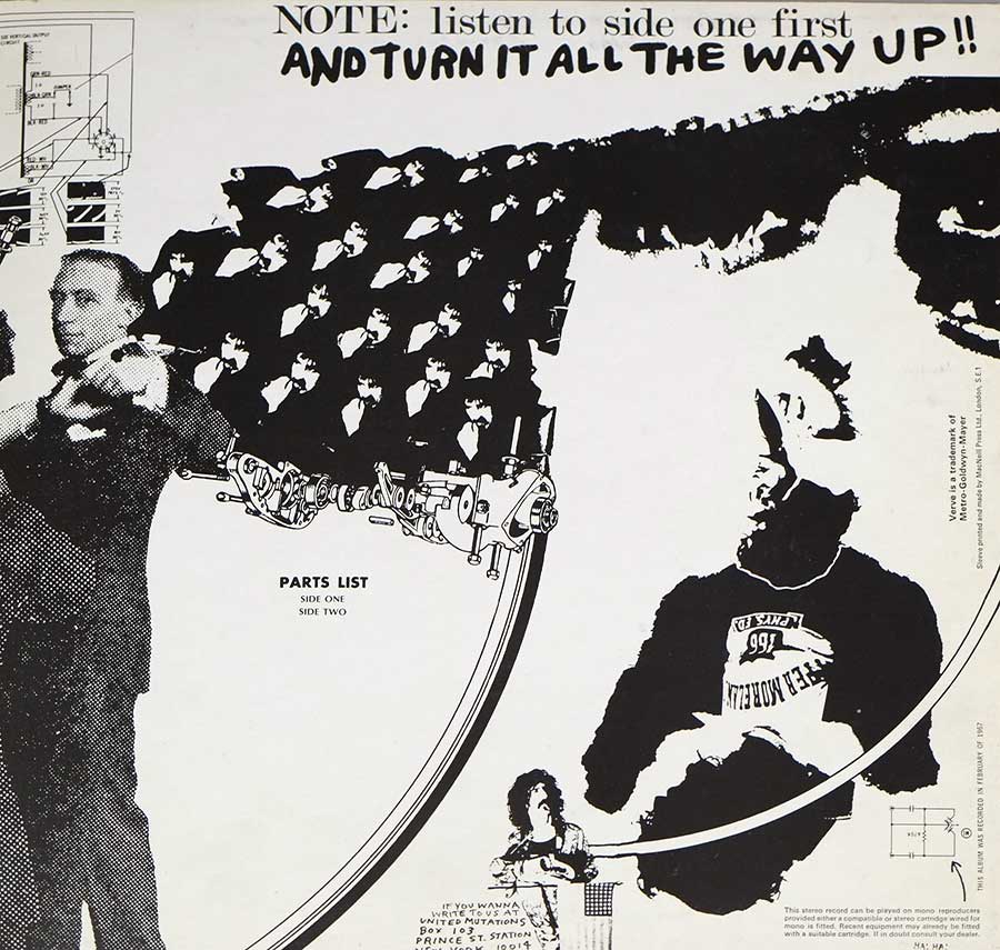 FRANK ZAPPA & ABNUCEALS EMUUKHA ELECTRIC SYMPHONY ORCHESTRA - Lumpy Gravy UK Gatefold 12" LP VINYL  inner gatefold cover
