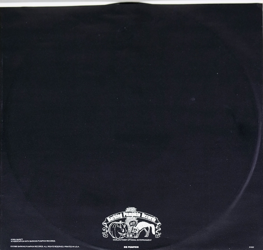 Photo Two of the original custom inner sleeve  FRANK ZAPPA MEETS THE MOTHERS OF PREVENTION USA 12" LP VINYL 