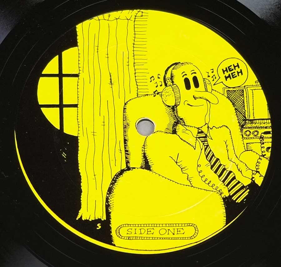 Close up of Side One record's label FRANK ZAPPA & MOTHERS OF INVENTION - Poot Face Booogie 12" LP VINYL 

