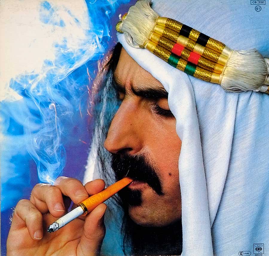 FRANK ZAPPA - Sheik Yerbouti Holland Release Gatefold 2LP 12" VINYL Album back cover