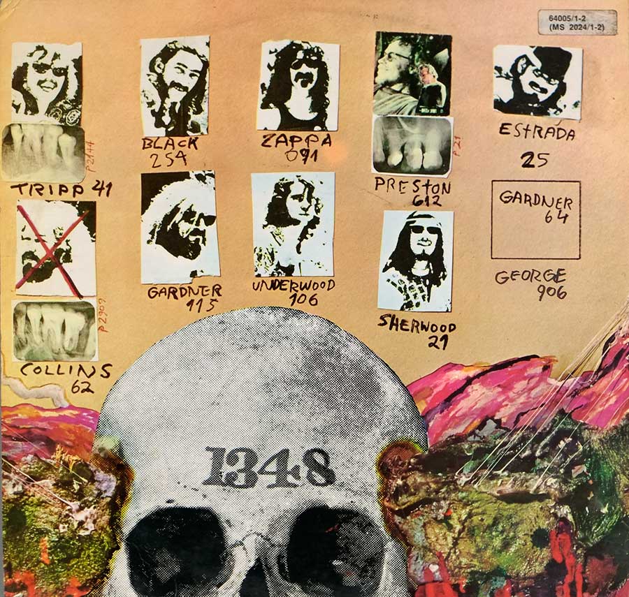Photo of album back cover MOTHERS OF INVENTION - Uncle Meat German Release
