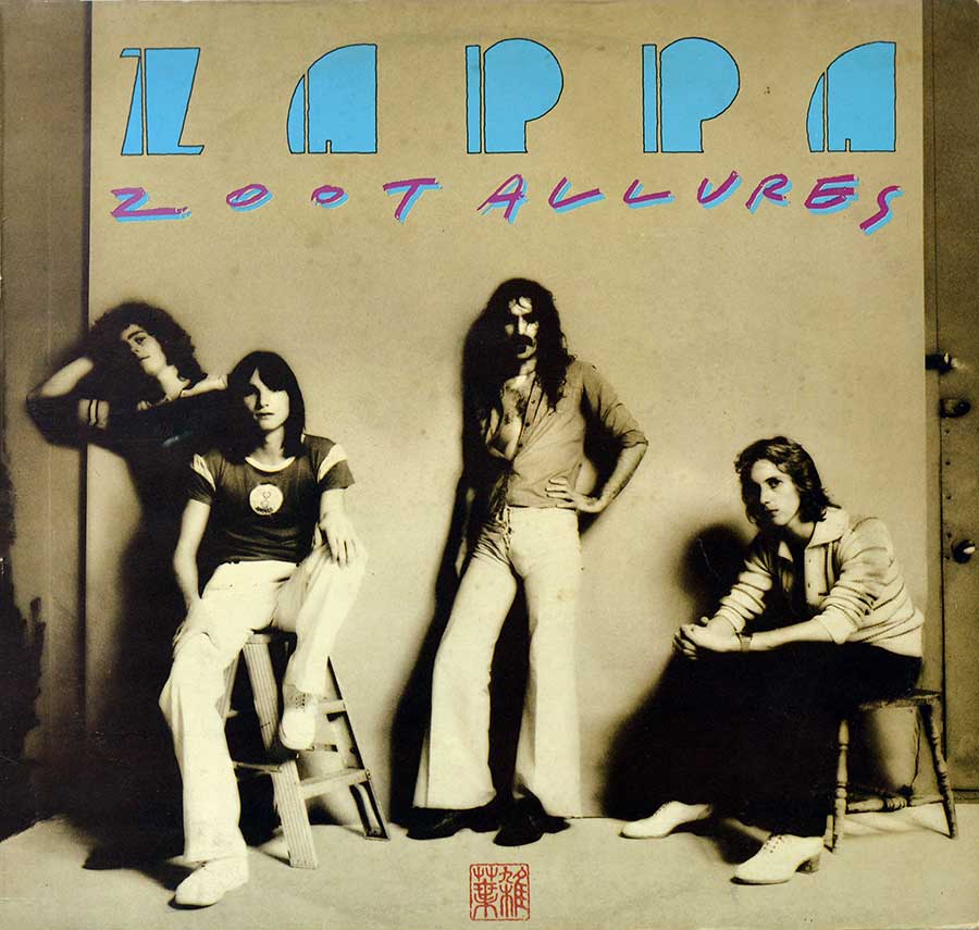 FRANK ZAPPA - Zoot Allures Netherlands Release Vinyl LP Album front cover