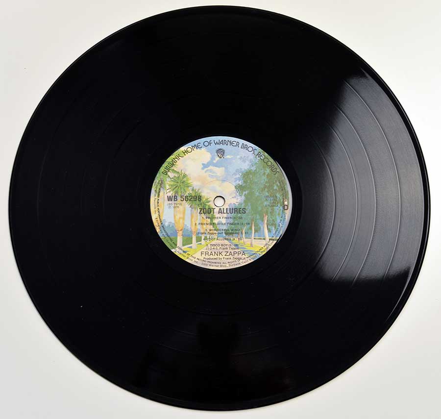 FRANK ZAPPA - Zoot Allures Netherlands Release Vinyl LP Album  vinyl lp record 