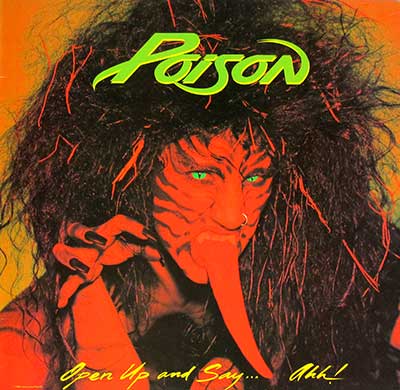 POISON - Open Up and Say Ahh! album front cover vinyl record