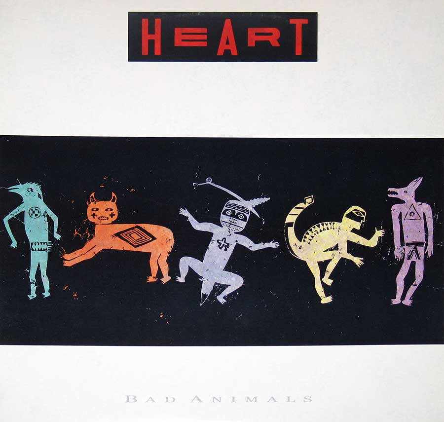 HEART BAD - Animals Canada Release 12" Vinyl LP Album front cover