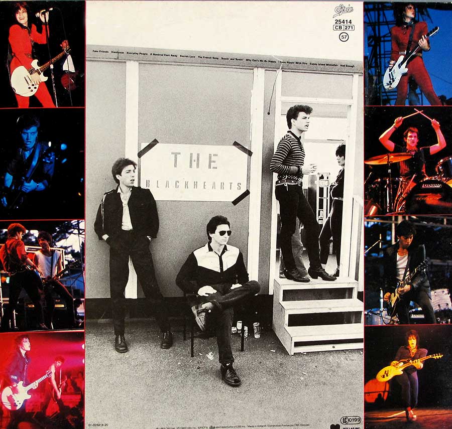 Photo of album back cover JOAN JETT & THE BLACKHEARTS - Album Gatefold 12" LP Vinyl Album