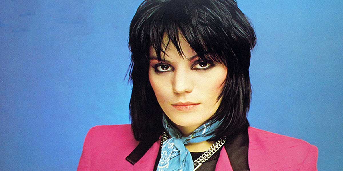 large album front cover photo of: Joan Jett Large Portrait Photo 