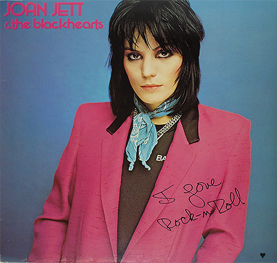 JOAN JETT THE BLACKHEARTS - I Love Rock & Roll album front cover vinyl record