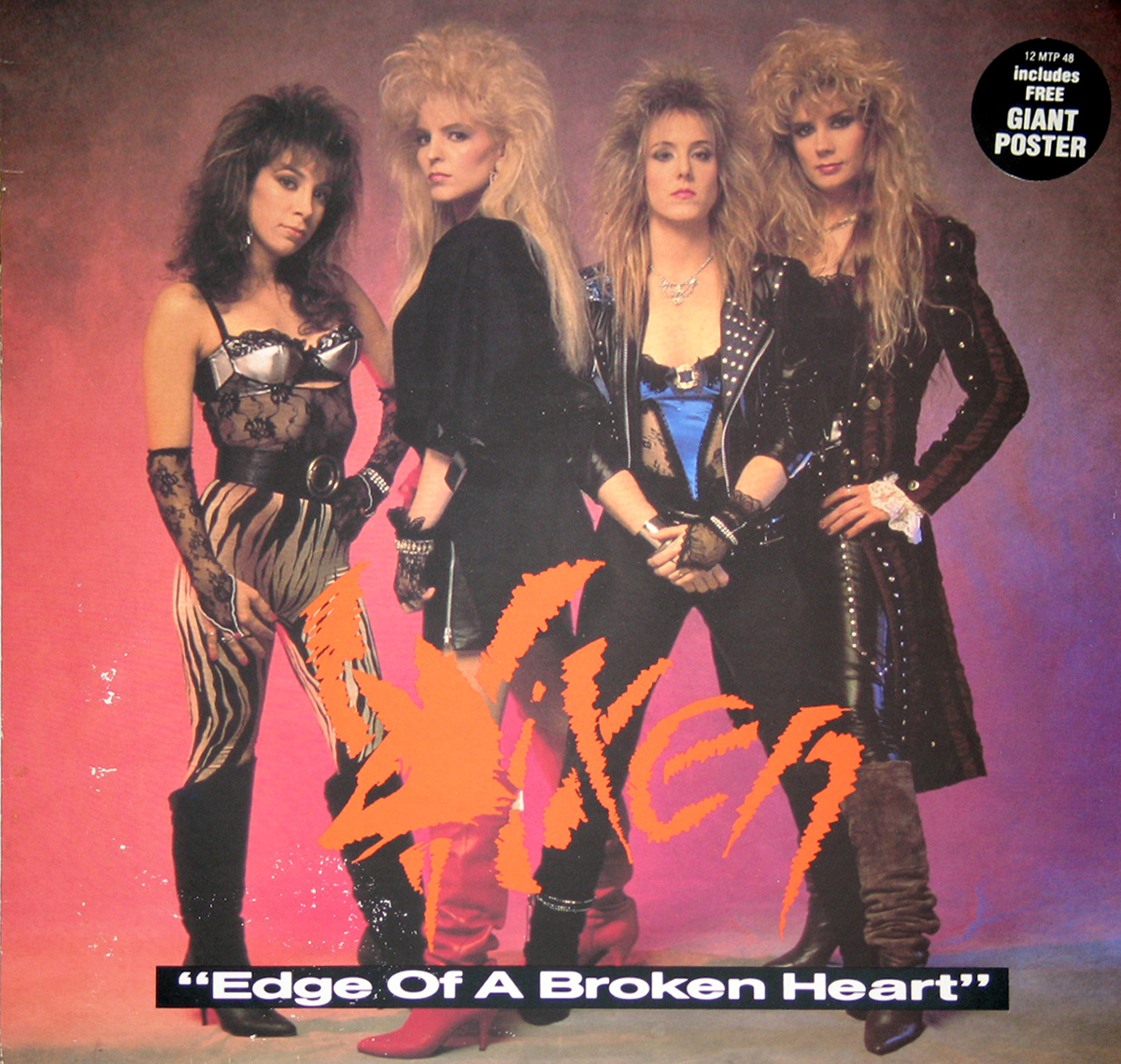 large album front cover photo of: Vixen Edge of a Broken Heart  