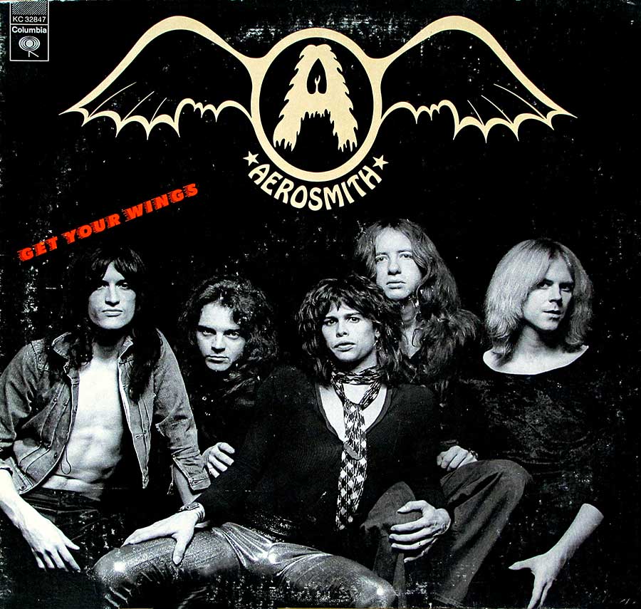 AEROSMITH - Get Your Wings USA Release 12" LP Vinyl Album front cover https://vinyl-records.nl