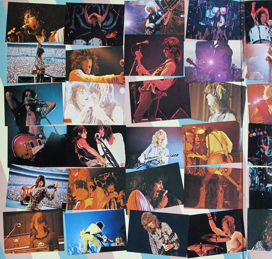 Inner Sleeve   of "AEROSMITH - Live Bootleg 2LP" Album