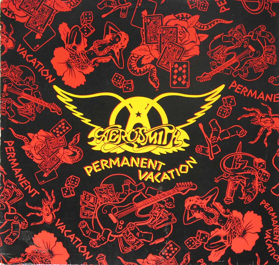 AEROSMITH - Permanent Vacation 12" Vinyl LP Album front cover https://vinyl-records.nl