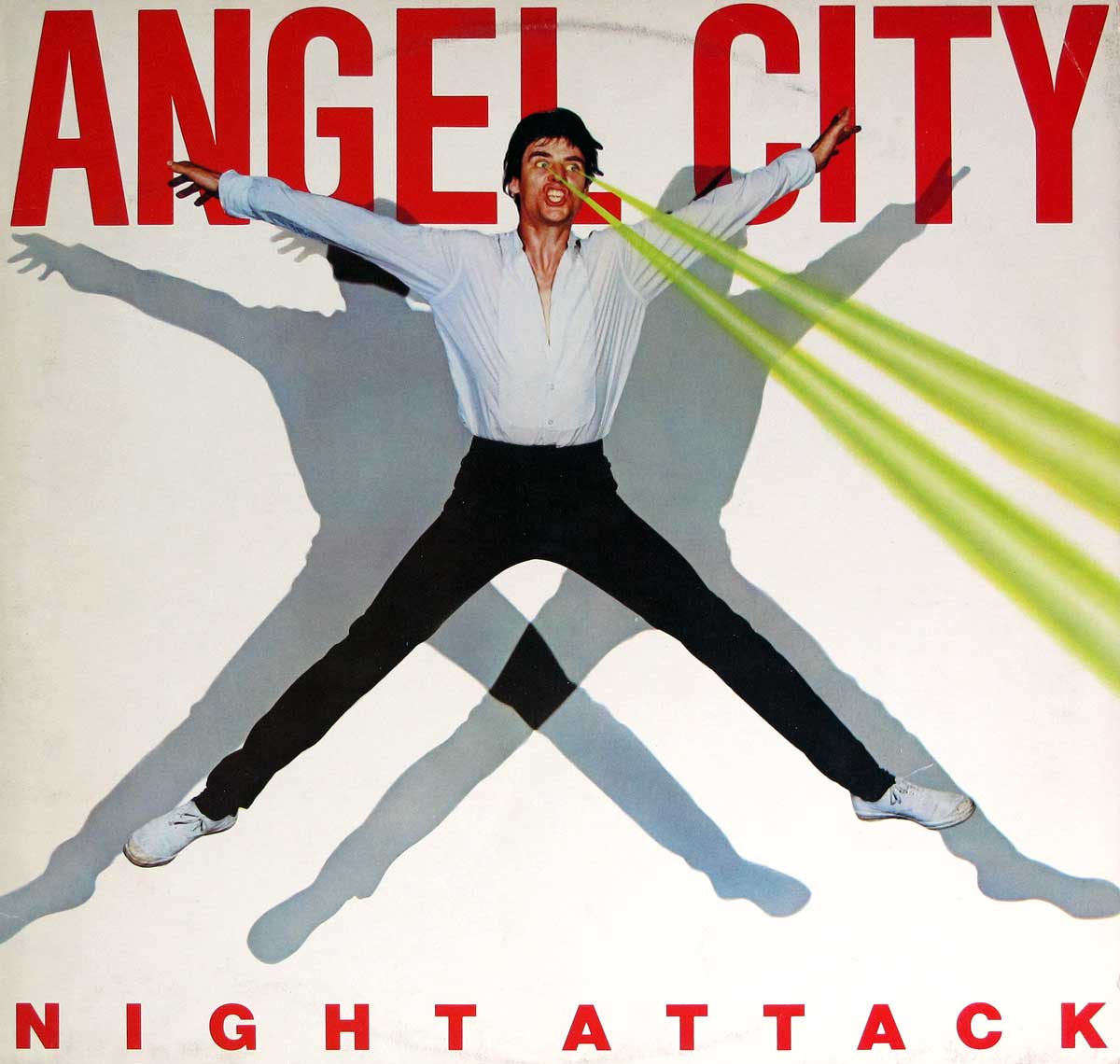 large album front cover photo of: ANGEL CITY Night Attack 12" LP Vinyl Album 