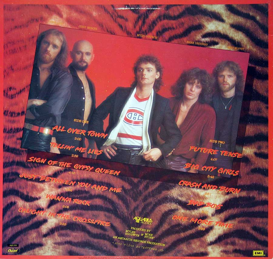 Back Cover  Photo of "The Nature of the Beast" Album 