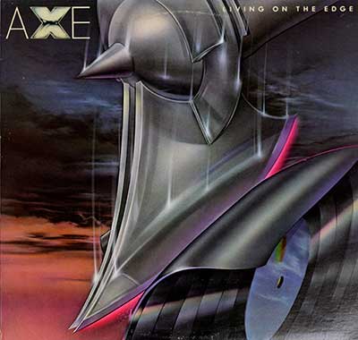 Thumbnail Of  AXE - Living on the Edge ( 12" LP ) album front cover