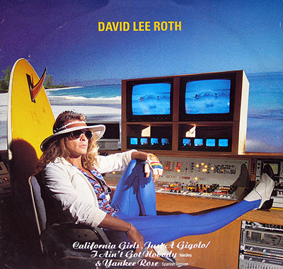 DAVID LEE ROTH - California Girls album front cover vinyl record