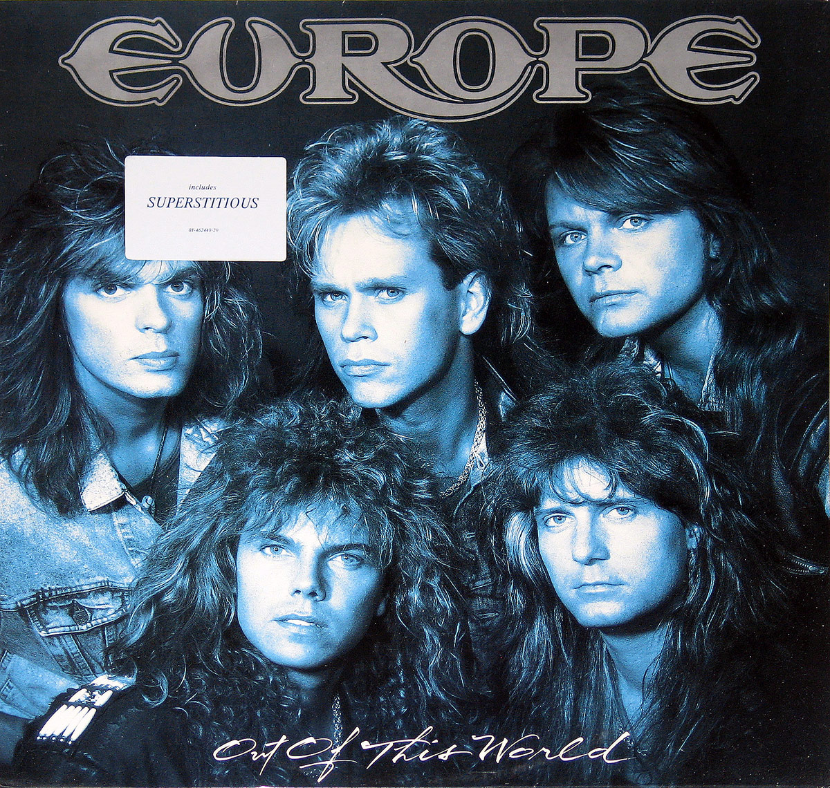 Front Cover Photo Of EUROPE - Out of this World 12" Vinyl LP Album