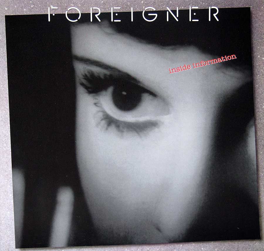 Front Cover Photo Of FOREIGNER - Inside Information 12" Vinyl LP Album