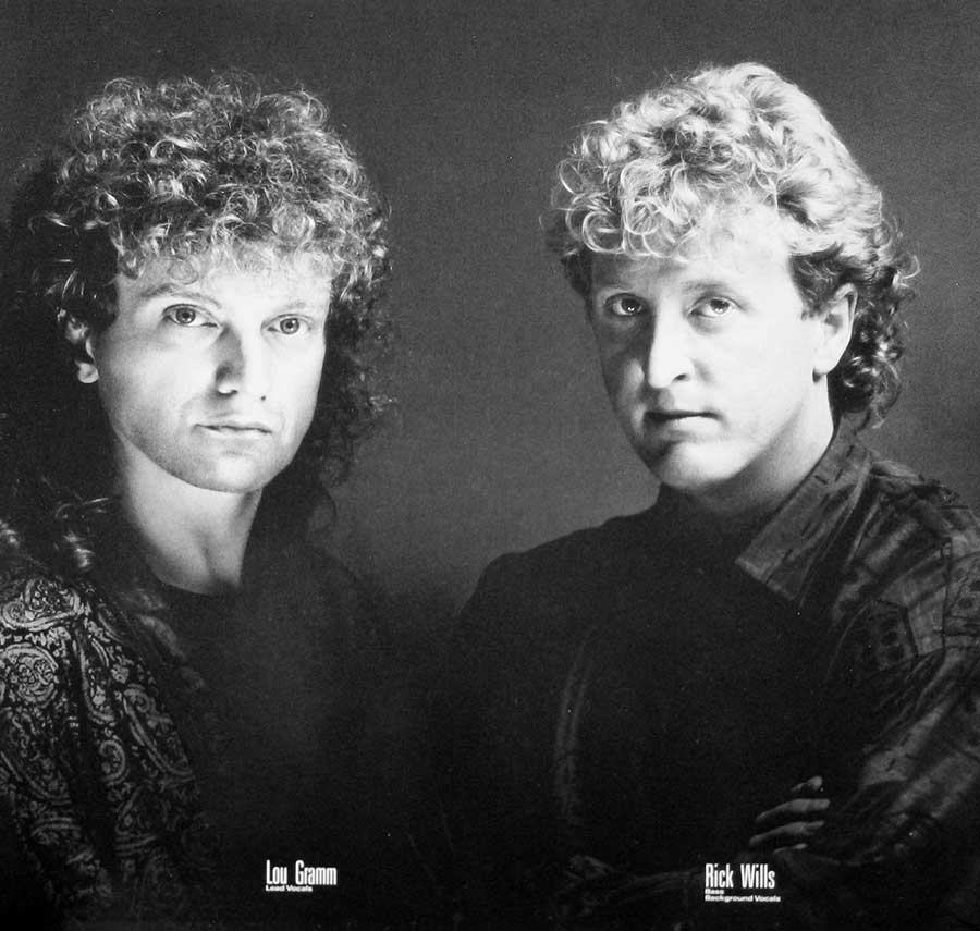 Photo Two of the original custom inner sleeve  FOREIGNER - Inside Information 12" Vinyl LP Album