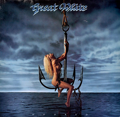 GREAT WHITE - Hooked  album front cover vinyl record