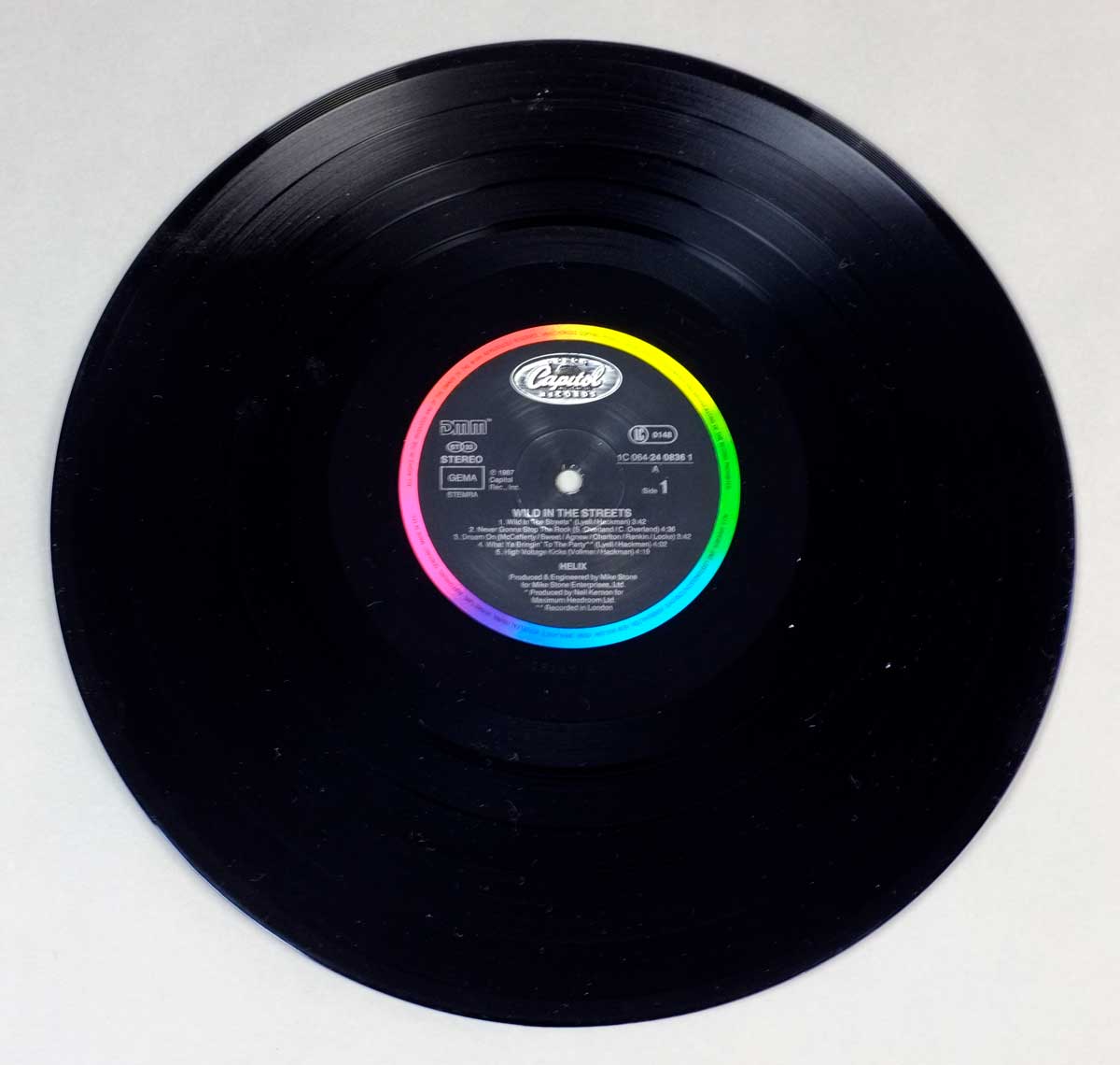 Photo of "HELIX - Wild in the Streets" 12" Vinyl LP


