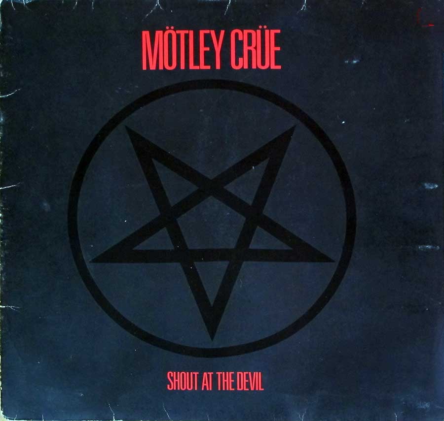 MÖTLEY CRÜE - Shout At The Devil Germany Gatefold 12" LP Vinyl Album front cover https://vinyl-records.nl