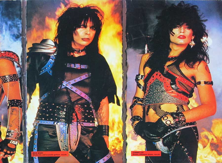 MÖTLEY CRÜE - Shout At The Devil Germany Gatefold 12" LP Vinyl Album
 inner gatefold cover