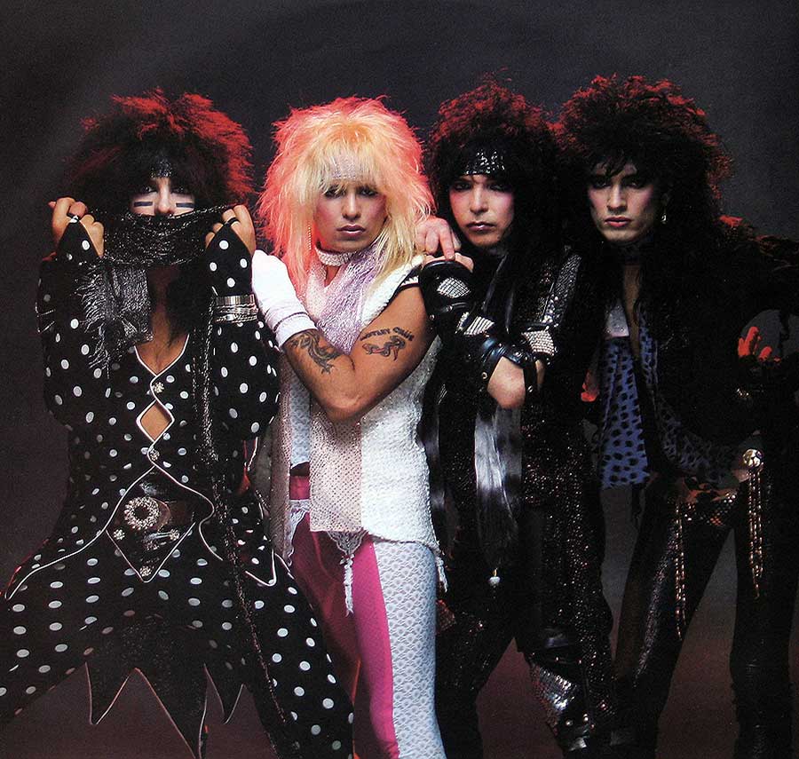 MOTLEY CRUE - Theatre Of Pain Canadian Release 12" Vinyl LP Album
 custom inner sleeve