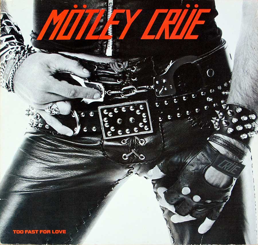 MÖTLEY CRÜE - Too Fast For Love Germany No Album Title 12" LP Vinyl Album front cover https://vinyl-records.nl