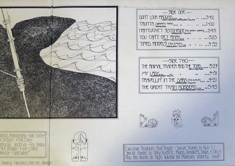 MOUNTAIN - Nantucket Sleighride UK Gatefold 12" LP Vinyl Album inner gatefold cover