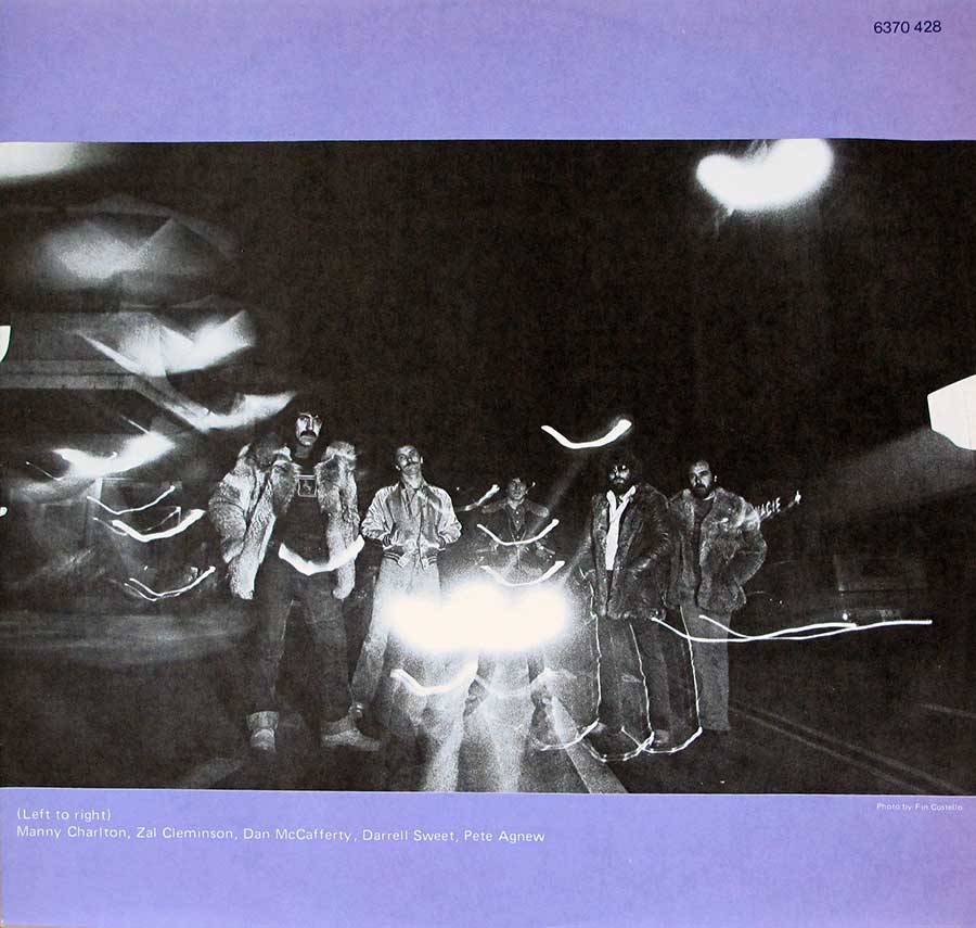 Photo One Of The Original Custom Inner Sleeve NAZARETH - No Mean City 