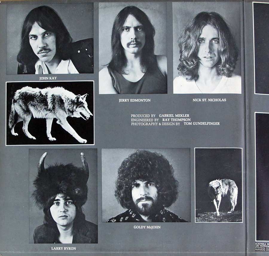 STEPPENWOLF - Live Stateside Records Gatefold 12" 2LP VINYL Album inner gatefold cover