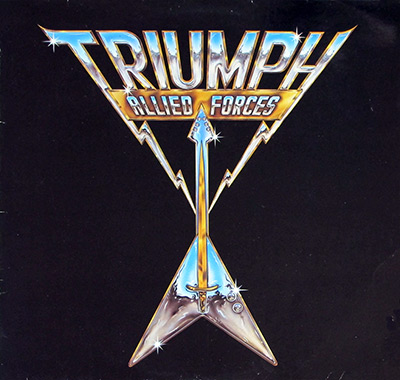 TRIUMPH - Allied Forces album front cover vinyl record