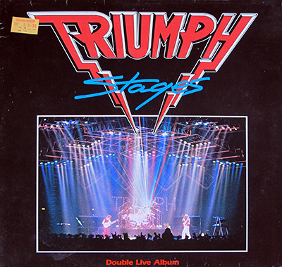 TRIUMPH - Stages album front cover vinyl record